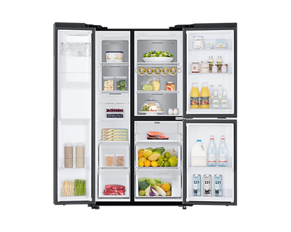 Samsung 602Lt 3 door Fridge with Digital Inverter Technology - RS65R5691B4/FA