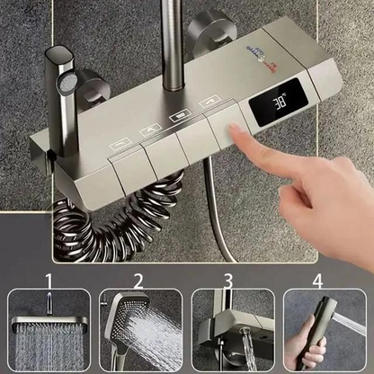 Digital shower set