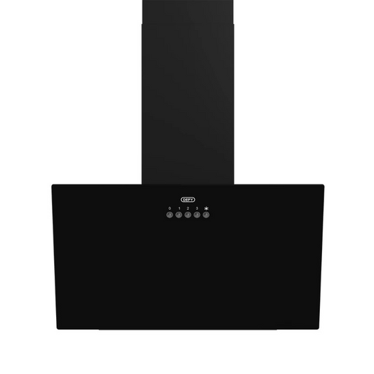 Defy 60cm DCH600B Inclined Hood Black Glass