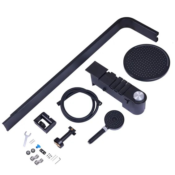 Sensea Neo Shower Column With Mixer Black