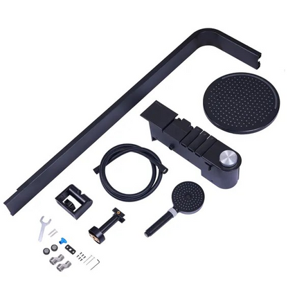 Sensea Neo Shower Column With Mixer Black