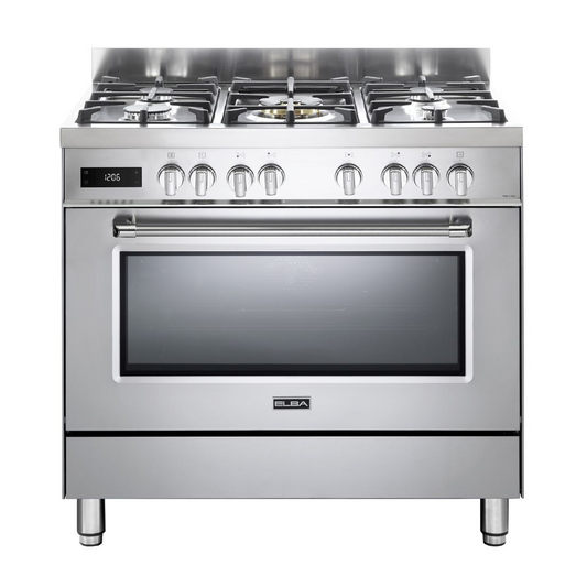 Elba 90cm Excellence Gas Electric Cooker Silver- 01/9S4EX937NN