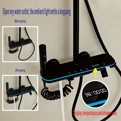 Multifunctional LED Digital Display Shower System 032