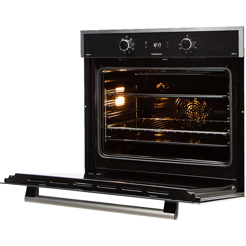 Defy 70cm Gemini Thermofan+ Eye-Level Oven Black -DBO774