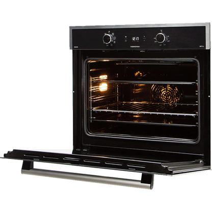 Defy 70cm Gemini Thermofan+ Eye-Level Oven Black -DBO774