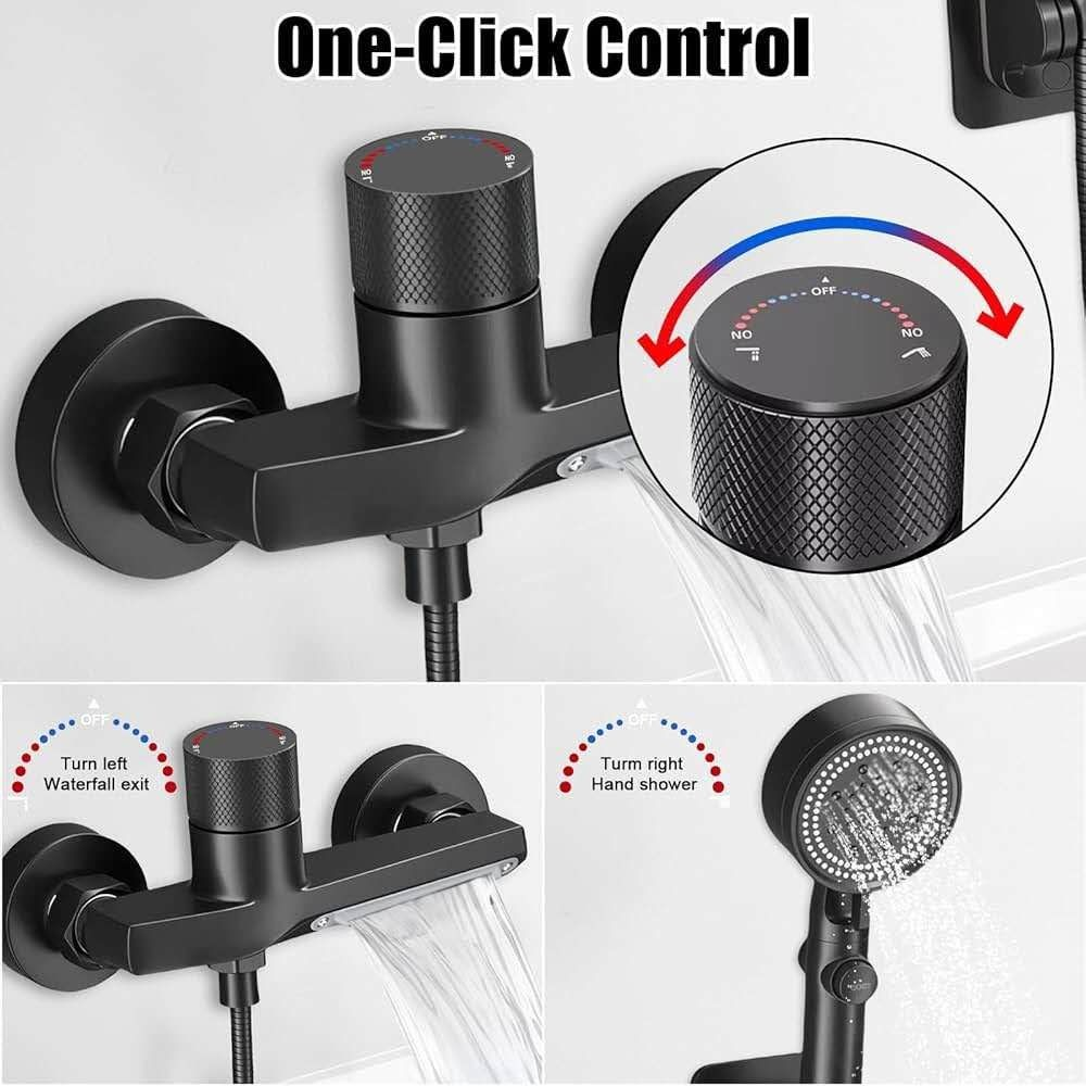 Wall Mounted Single Knob Bathtub Shower Faucet