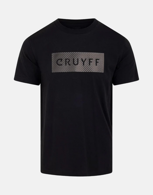 Cruyff Laser Cut Black T-Shirt