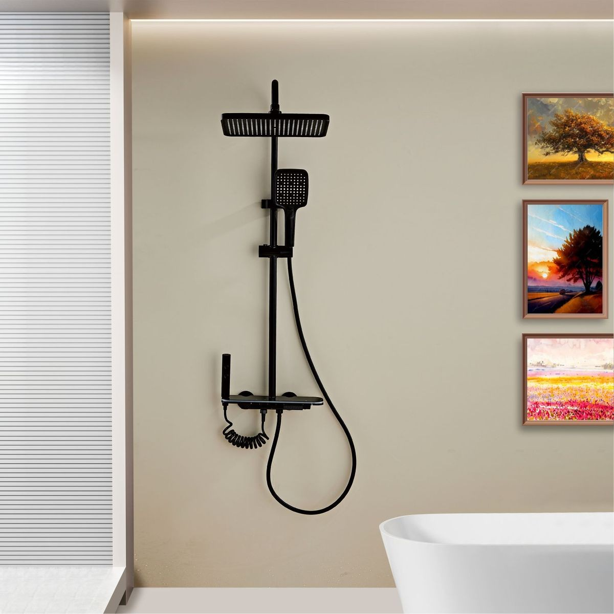 Multifunctional LED Digital Display Shower System 032