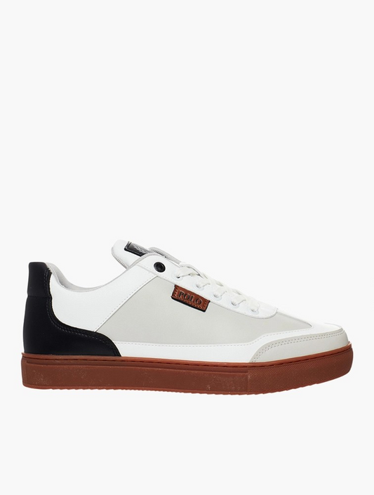 Polo White Gumsole Crest Sneakers