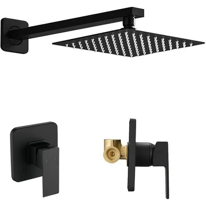 Shower Head, Arm and Faucet Combo