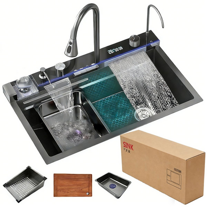 Multifunctional Complete Kitchen Sink with LED Display
