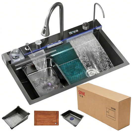 Multifunctional Complete Kitchen Sink with LED Display