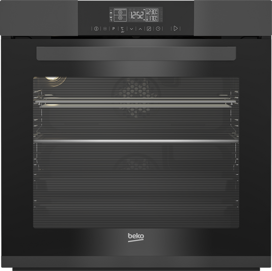 Beko 60cm Anthracite Multifunction Built-in Oven with Split & Cook – BVM32400A