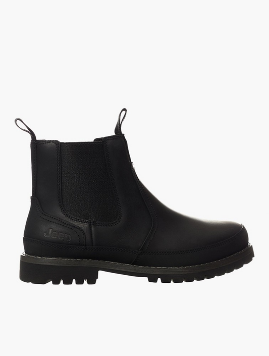 Jeep Black Tab Chelsea Boots