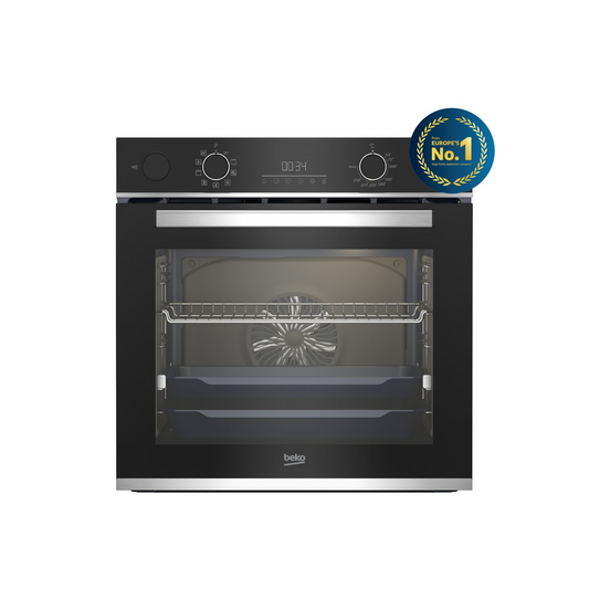 Beko 60cm Built-In Steam Assist Oven Black BBIS13300XMSE