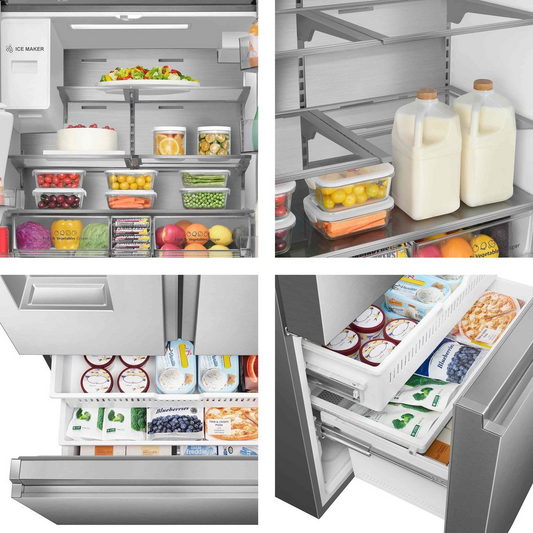 Hisense 536L Smart French Door Fridge Freezer with Water & Ice Dispenser