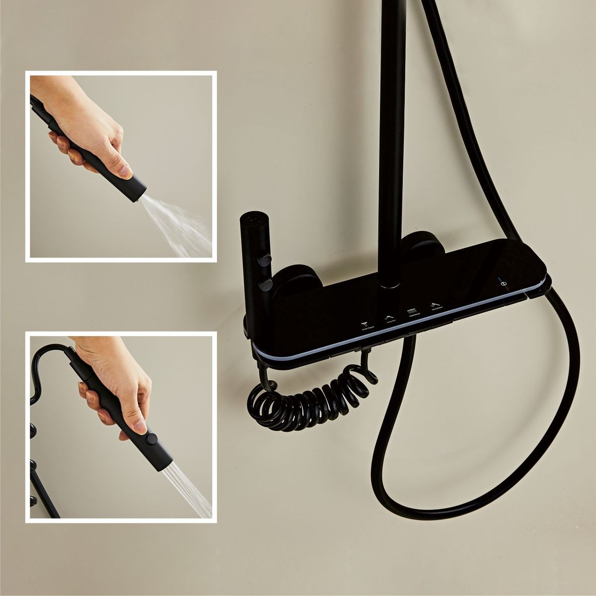 Multifunctional LED Digital Display Shower System 032