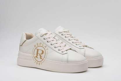 REPLAY - CIRCLE SNEAKERS WITH LACES