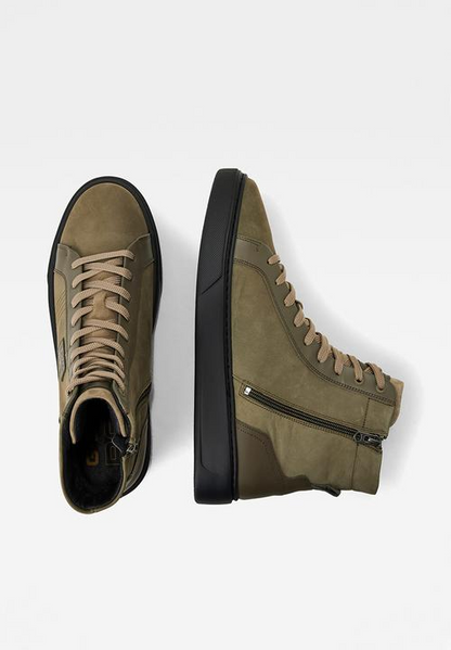 G-STAR RAW POSTINO HIGH NUBUCK SNEAKERS