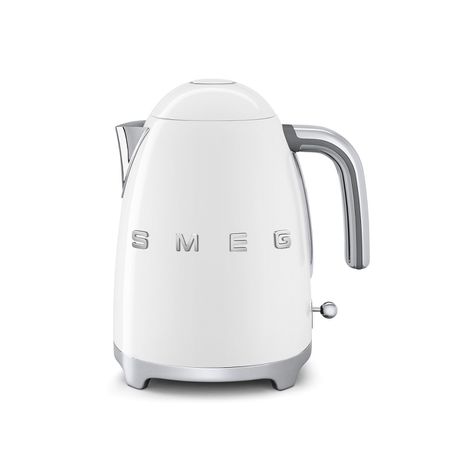 Smeg - 1.7 Litre 3D Logo Kettle - White-KLF03WHSA