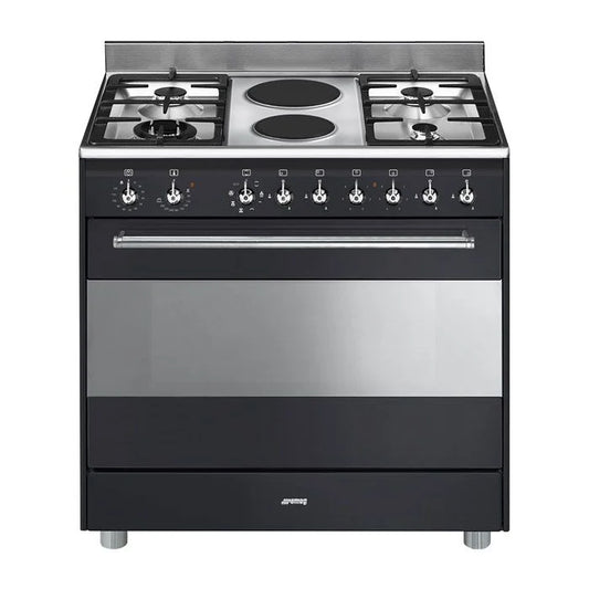 Smeg 90cm Anthracite Gas/Electric Stove