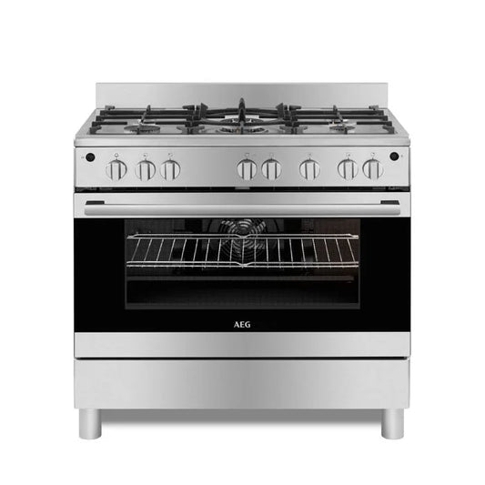 AEG 90cm Stainless Steel Gas Stove -10369GN-MN