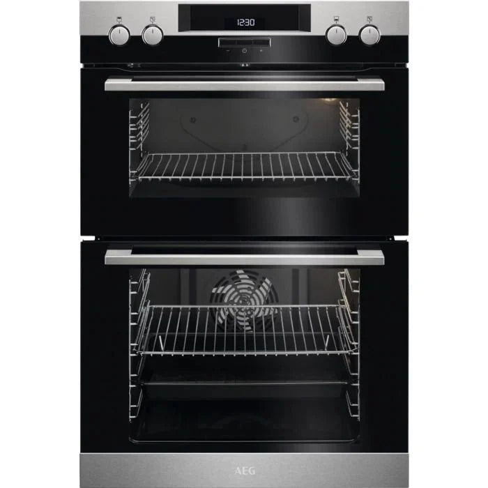 AEG 60cm Stainless Steel Double Oven - DCK431110M