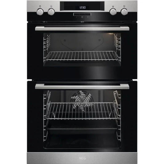 AEG 60cm Stainless Steel Double Oven - DCK431110M