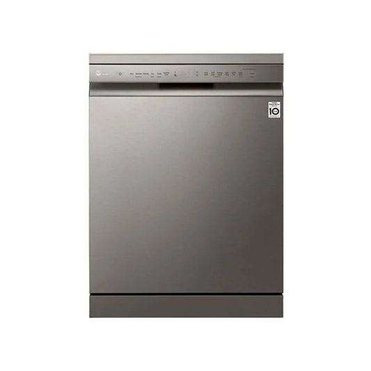 LG 14Pl Platinum Silver QuadWash™ Steam Dishwasher - DFB425FP