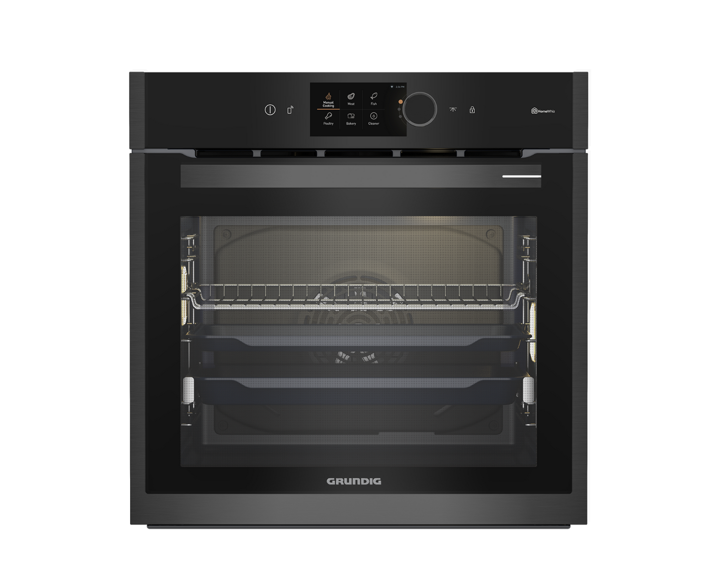 Grundig 60cm SmartAeroPro BI Oven Dark Inox