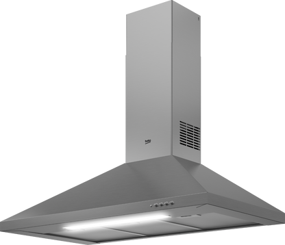 Beko 90cm Pyramid Cooker Hood Stainless Steel (Wall Mounted)