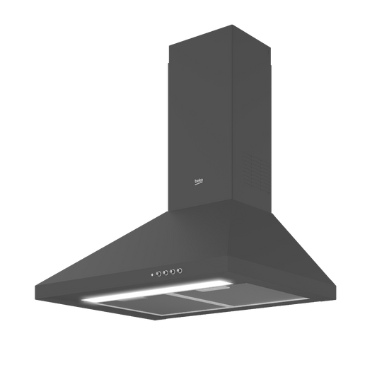 Beko 60cm Pyramid Hood Anthracite -