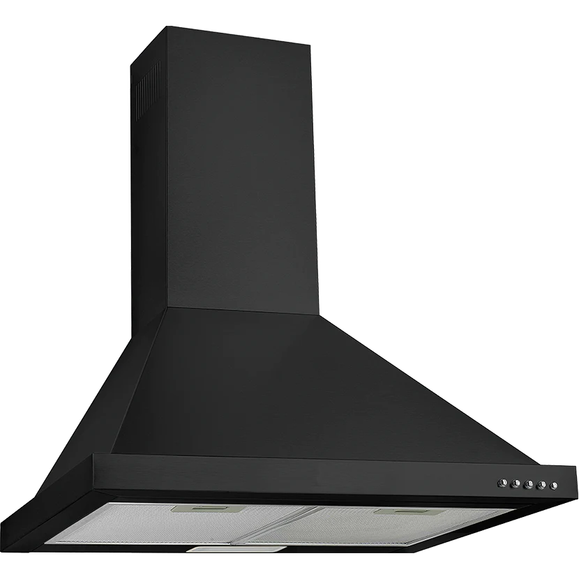 Defy 60cm Black Chimney Extractor