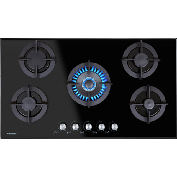 Grundig 90cm Gas on Glass Hob - GIGG9235150X