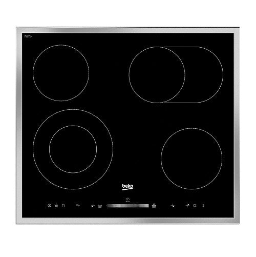 Beko 60cm Vitroceramic Hob with Slider Control – HIC64503TX