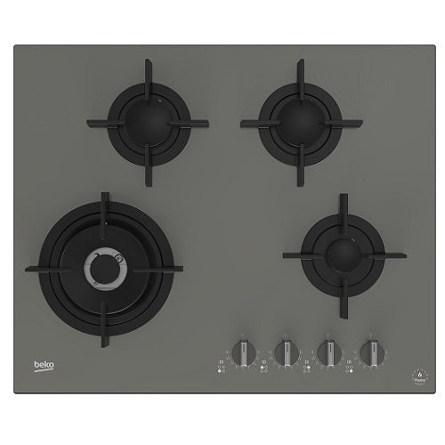 Beko 65cm Grion Gas on Glass Hob – KOCW64225XDSI