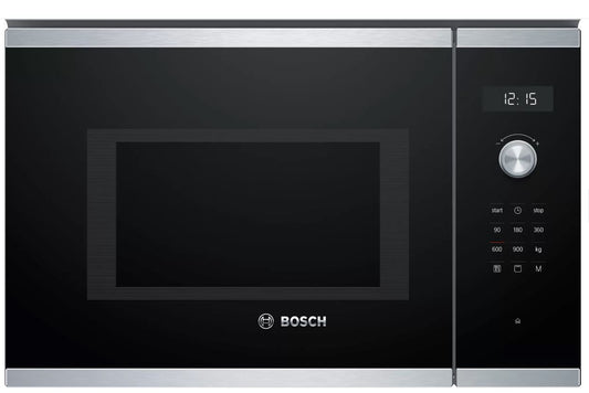 Bosch Serie 6 60cm Stainless Steel Built-In Microwave