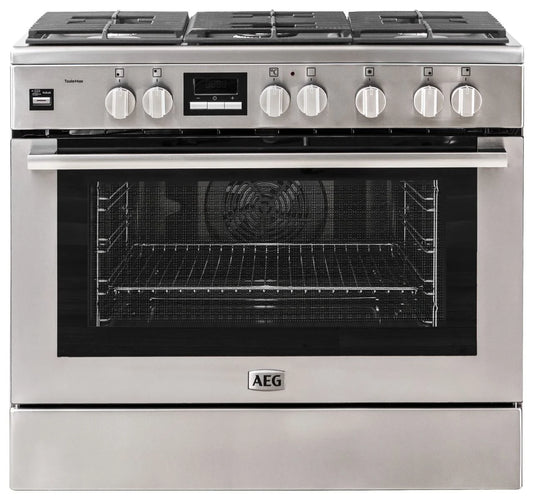 AEG Premium 90cm Gas/Electric Free Standing Cooker – CKB943Z5CM