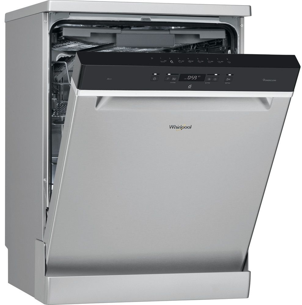 Whirlpool WFC 3C26 PF X SA Full Size Dishwasher 14 Place - inox