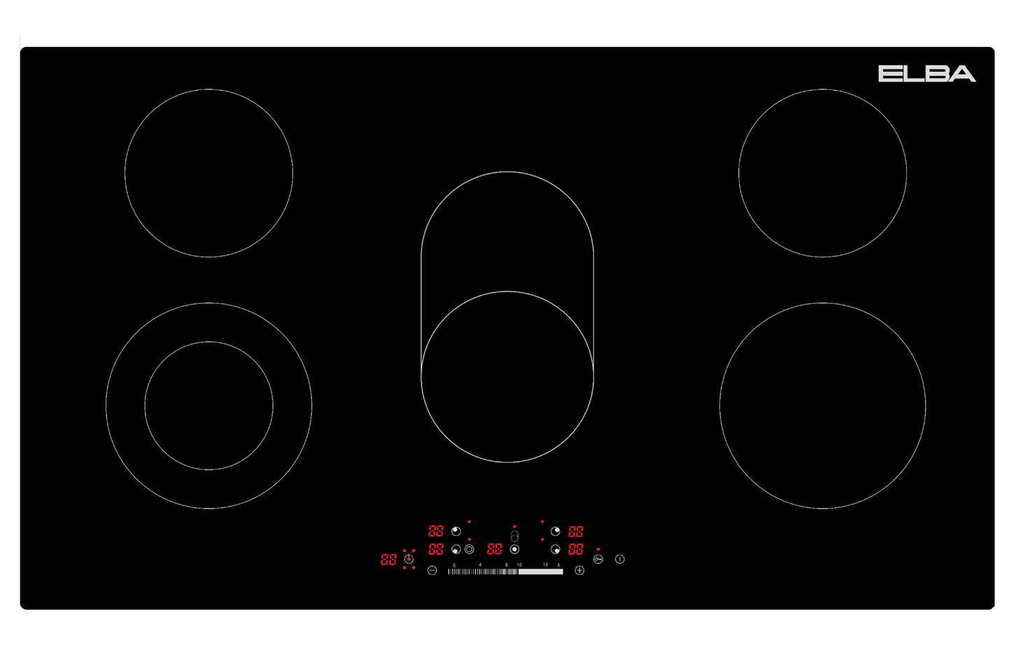 Elba 90cm 5 Ceran Hob - 02/LT5-02