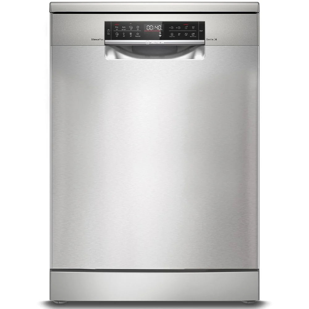 Bosch 60cm Freestanding Dishwasher Silver-inox - SMS6HCI01Z