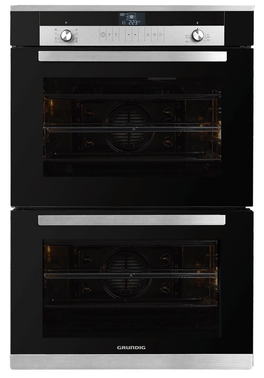 Grundig 70cm Multifunction Double Oven – GEDM26000B